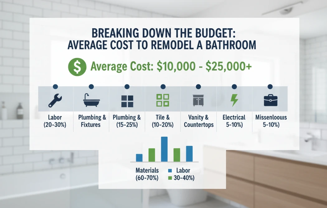 Breaking Down the Budget: What is the Average Cost to Remodel a Bathroom?